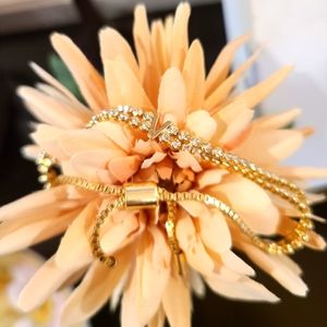 🌸 💎 Baublebar initial rhinestone V bracelet  💎 Celebrate the V 🍾